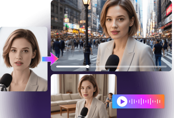 Mehrere AI-Host-Avatar-Optionen