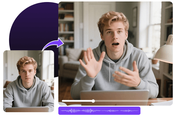 Realistiske AI-snakkende avatar-gjengivelser
