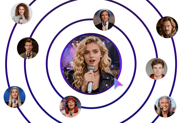 Grote selectie van vooraf gebouwde AI TTS-avatars